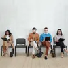 5 Stück Besucherstuhl,stapelbare Gaststühle, PU, Produktbild-Vorschau 5