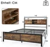 MODFU postele pro mládež 140 x 200 cm kovová postel Náhled obrázku produktu 7