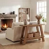 Console, table d'appoint en bois massif de 110 cm de style Voir les images du produit 13