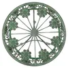 Bloemenbank, metaal, groen, rond, 75 cm. Bloemenstandaard, Productafbeelding-voorbeeld 5
