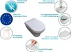 Aqua Bagno WC-Sitz Zero, D-Form weiß.  Duroplast, Produktbild-Vorschau 2