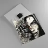 Wanduhr - Quadrat - Glasuhr - Frau Federn Lippen Kunst. - Produktbild-Vorschau 2