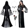 Costume di Halloween per donna, costume da strega Anteprima dell’immagine prodotto 1