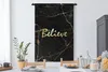 MuchoWow® Wandteppich Wandbehang Zitat - Hoffnung - Gold - Produktbild-Vorschau 3