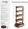 Vertikální postel Flora, lakované dřevo, včetně rostlinného Náhled obrázku produktu 5