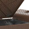 vidaXL Panca da giardino con cuscini Marrone 116x46x57 cm Anteprima dell’immagine prodotto 10