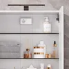 Mobile a specchio per il bagno Vicco Lavio Bianco 60 x 60 Anteprima dell’immagine prodotto 4