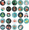 Oblique Unique 24 Adventskalender Sticker Zahlen Aufkleber Produktbild-Vorschau 1