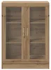 vidaXL Artisan dubová knihovna 82,5x30,5x115 cm Materiál na Náhled obrázku produktu 5