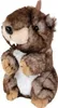 Inware Murmeltier braun 15 cm aufwartend Kuscheltier Produktbild-Vorschau 1