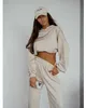 Jogginganzug Damen Trainingsset OVERSIZE – Hoodie & Produktbild-Vorschau 5