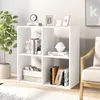 COSTWAY Bibliothèque à 4 compartiments, étagère cubique, Voir les images du produit 2