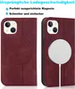 A product image showing a phone case with a magnetic charger attached. Produktbild-Vorschau