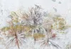 Selbstklebende Folie Fototapete - Grey palms - plant motif Produktbild-Vorschau 5