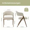 Lot de 2 chaises de salle à manger COLAMY – design Voir les images du produit 7