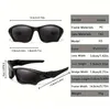 Schwarze Nachtfahr-Sportbrille Produktbild-Vorschau