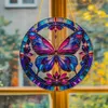 GKA XL Sonnenfänger Schmetterling lila 20 cm Buntglas Produktbild-Vorschau 6