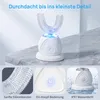 U Zahnbürste elektrisch 360°, automatische Zahnbürste mit Produktbild-Vorschau 2