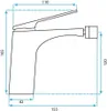 Rubinetto da Bidet Rea Avalon Copper Brush Anteprima dell’immagine prodotto 6