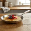 Cheffinger, Crêpe Pfanne 28cm Edelstahl für alle Herdarten Produktbild-Vorschau 4