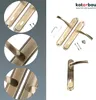A collage of images showing door handles and related hardware, with a logo and text in the top right corner. Produktbild-Vorschau