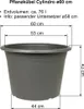MePla - Pflanzkübel Cylindro ø 60 anthrazit Produktbild-Vorschau 2
