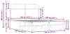 vidaXL Bettgestell ohne Matratze 140x200 cm Räuchereiche Produktbild-Vorschau 6