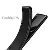 A black phone case with a carbon fiber texture is shown bending to reveal the inside. Náhľad obrázku produktu