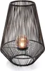 esotec Solar Windlicht Ilona 50cm POLY-RATTAN Produktbild-Vorschau 2