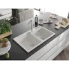 Mexen Tomas 2-Becken-Granitspüle mit Mischbatterie Flora, Produktbild-Vorschau 2
