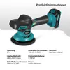 Akku-Poliermaschine 150mm Poliermaschine mit 2x Akku, 6 Produktbild-Vorschau 11