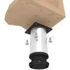 Verstellbare Stahlmöbelfüße 10 cm mit Montageplatte, Chrom, Produktbild-Vorschau 4