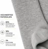 Damen Strumpfhose aus Baumwolle Glatt Unifarben Grau Produktbild-Vorschau 5