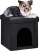 Relaxdays Hundebox Sitzhocker, HBT:38x38x38cm, stabiler Produktbild-Vorschau 3