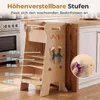 COSTWAY 4-in-1 leertoren voor kinderen vanaf 3 jaar, Productafbeelding-voorbeeld 8