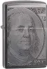 ZIPPO 60004890 Dollar Photo Image Laser Gravur Black Ice Produktbild-Vorschau 3