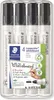 Staedtler Lumocolor Whiteboardmarker Schwarz 4er Box Produktbild-Vorschau 1