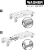 Přepravní deska WAGNER MM1331, 587-857x290 mm, nosnost 200 Náhled obrázku produktu 7