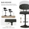 Hawthyhome Barhocker 2er Set Ergonomische Gepolsterte Produktbild-Vorschau 4