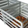 Doppelter Metallkomposter Garten 1408L Komposter Produktbild-Vorschau 6