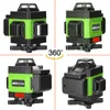 4D laserová vodováha s 16 čarami – samonivelační ±3°, USB Náhled obrázku produktu 3