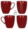 Mäser 6x Natural Kaffeebecher 270ml rot Steingut 6 Pers Produktbild-Vorschau 4