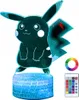 Pokemon Go Pikachu 16 LED Lumière de nuit 3D pour enfants + Voir les images du produit 1