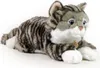 Chat tabby en peluche gris 42 cm ECO-FRIENDLY Voir les images du produit 5