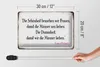 Blechschild Spruch 30x20cm Schönheit Frauen Dummheit Männer Produktbild-Vorschau 5