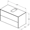 IDEAL STANDARD T3942Y3 WT-Unterschrank Conca, 2 Auszüge, Produktbild-Vorschau 2
