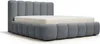 A bed with a mattress on a white background. Produktbild-Vorschau
