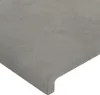 vidaXL LED Kopfteil Hellgrau 90x5x118/128 cm Samt -  Kopf- Produktbild-Vorschau 12
