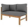 Flieks Gartenmöbel-Set 6-tlg., Gartensofa mit Hocker und Produktbild-Vorschau 8