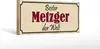 Holzschild Spruch 27x10cm bester Metzger der Welt Arbeit Produktbild-Vorschau 2